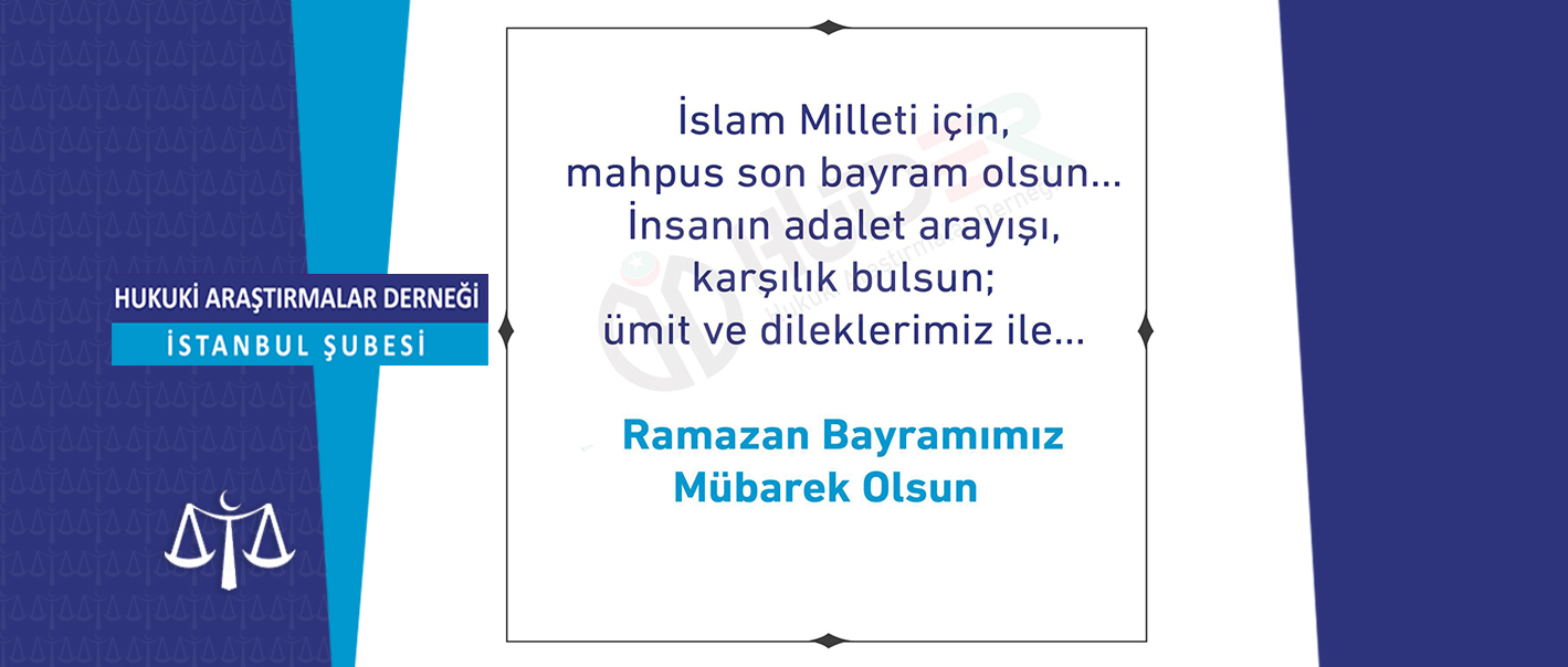 Ramazan Bayramımız Mübarek Olsun